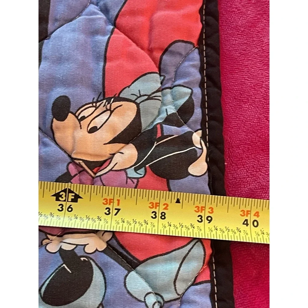 Vintage Dundee Disney Babies Crib Comforter BabyBlanket Mickey Pluto Minnie Bag5